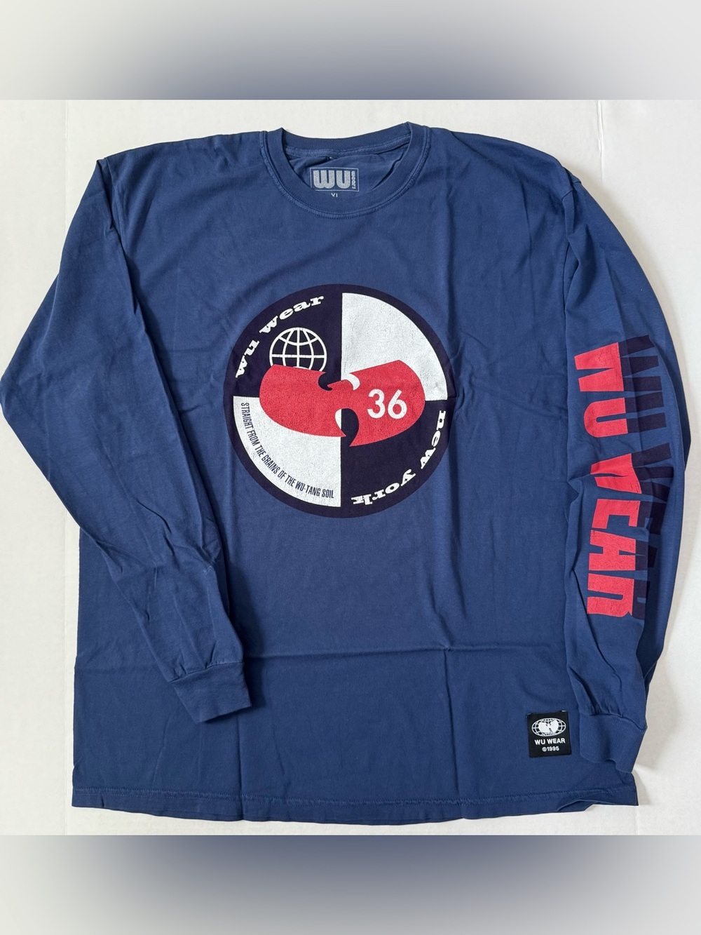 🔴Wu-Wear Shirt Size XL Wu-Tang Long Sleeves Rare Authentic Rza Gza